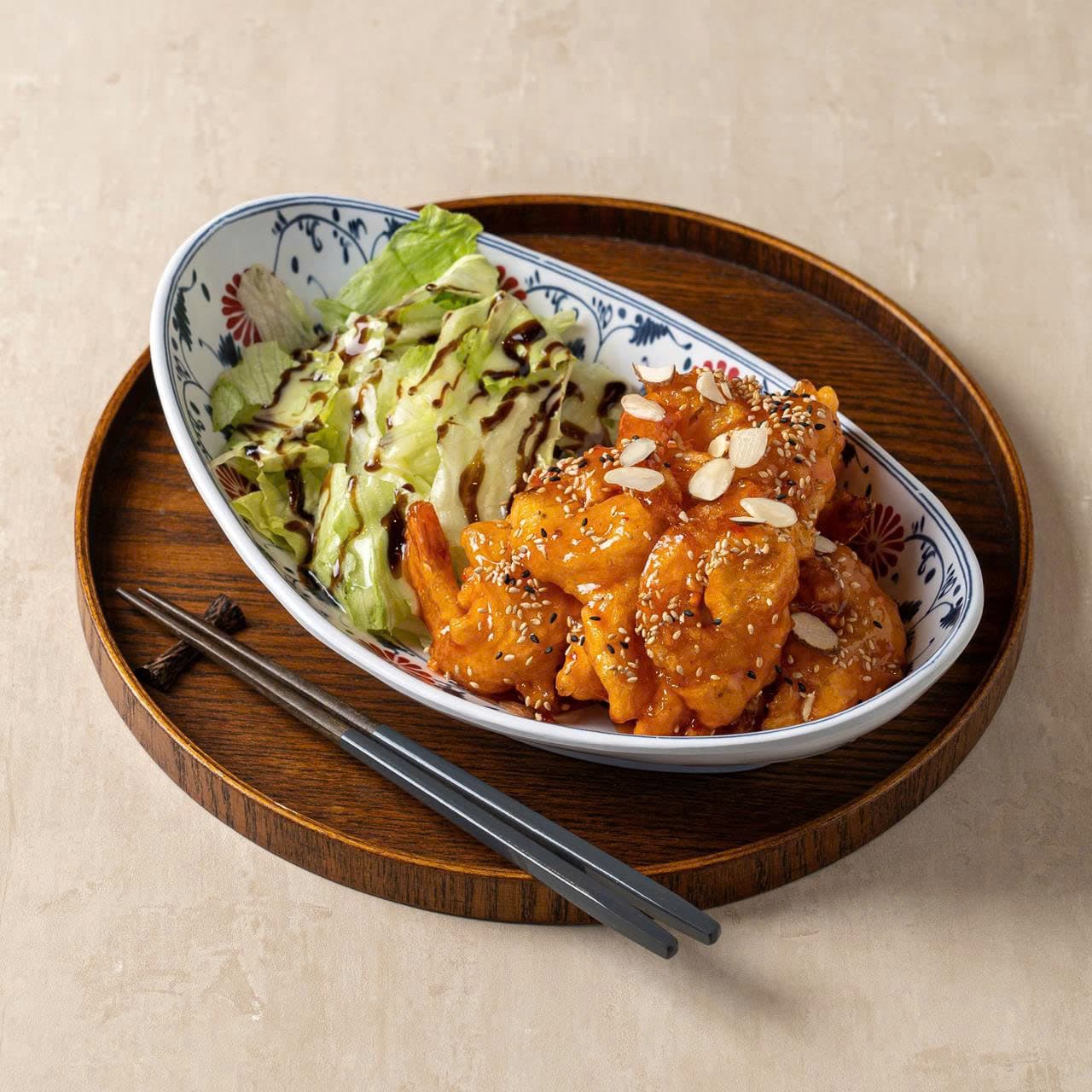 Chili Shrimp at DOYA JJAMBBONG