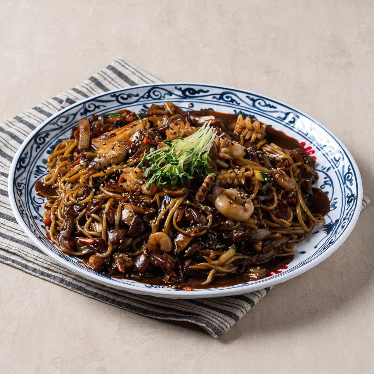 Seafood Jajang Platter at DOYA JJAMBBONG