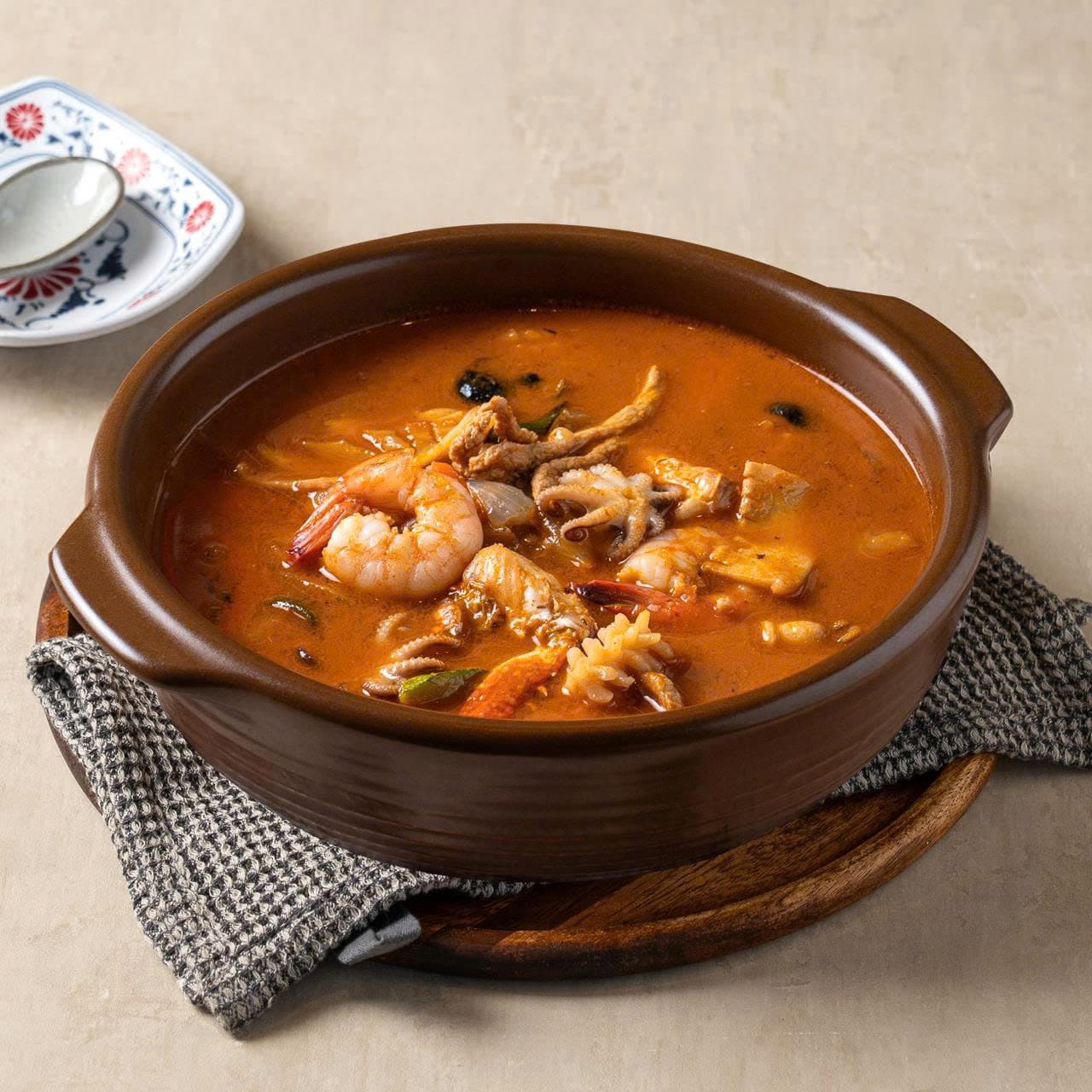 Seafood Jjambbong Soup at DOYA JJAMBBONG