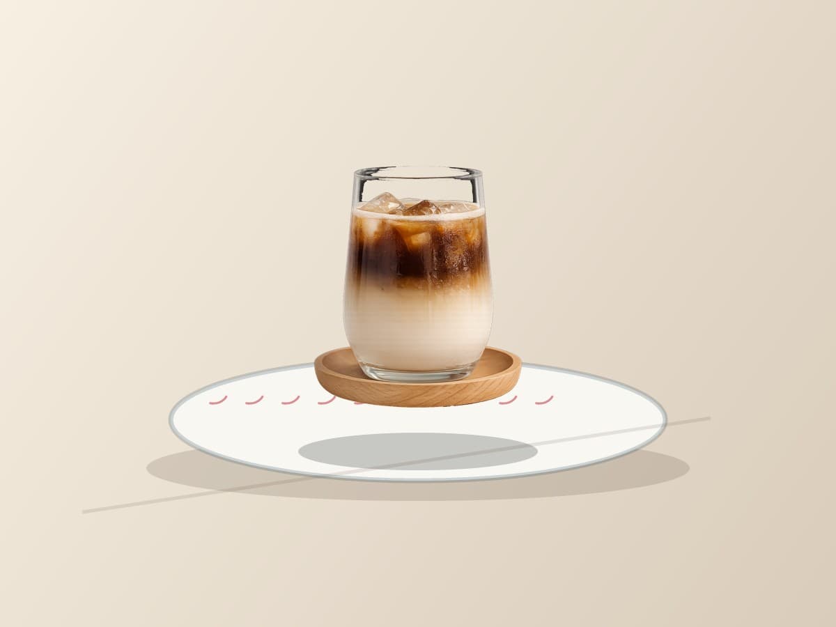 Condensed Milk Coffee at DOYA JJAMBBONG