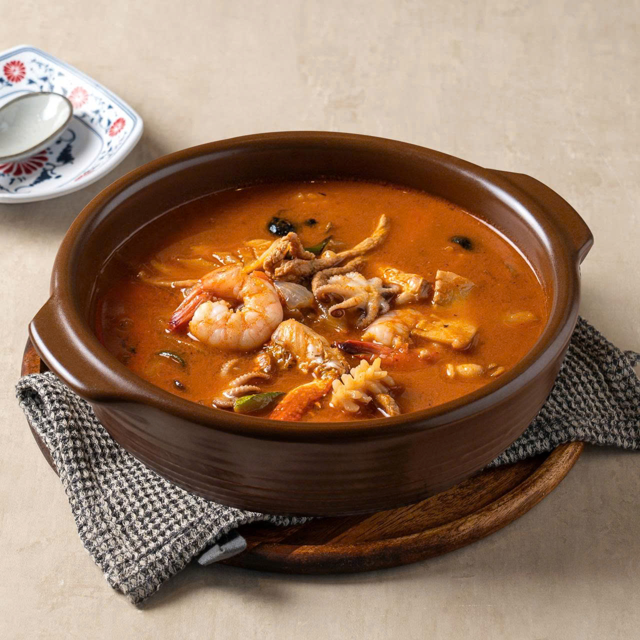 Seafood Jjambbong Soup at DOYA JJAMBBONG