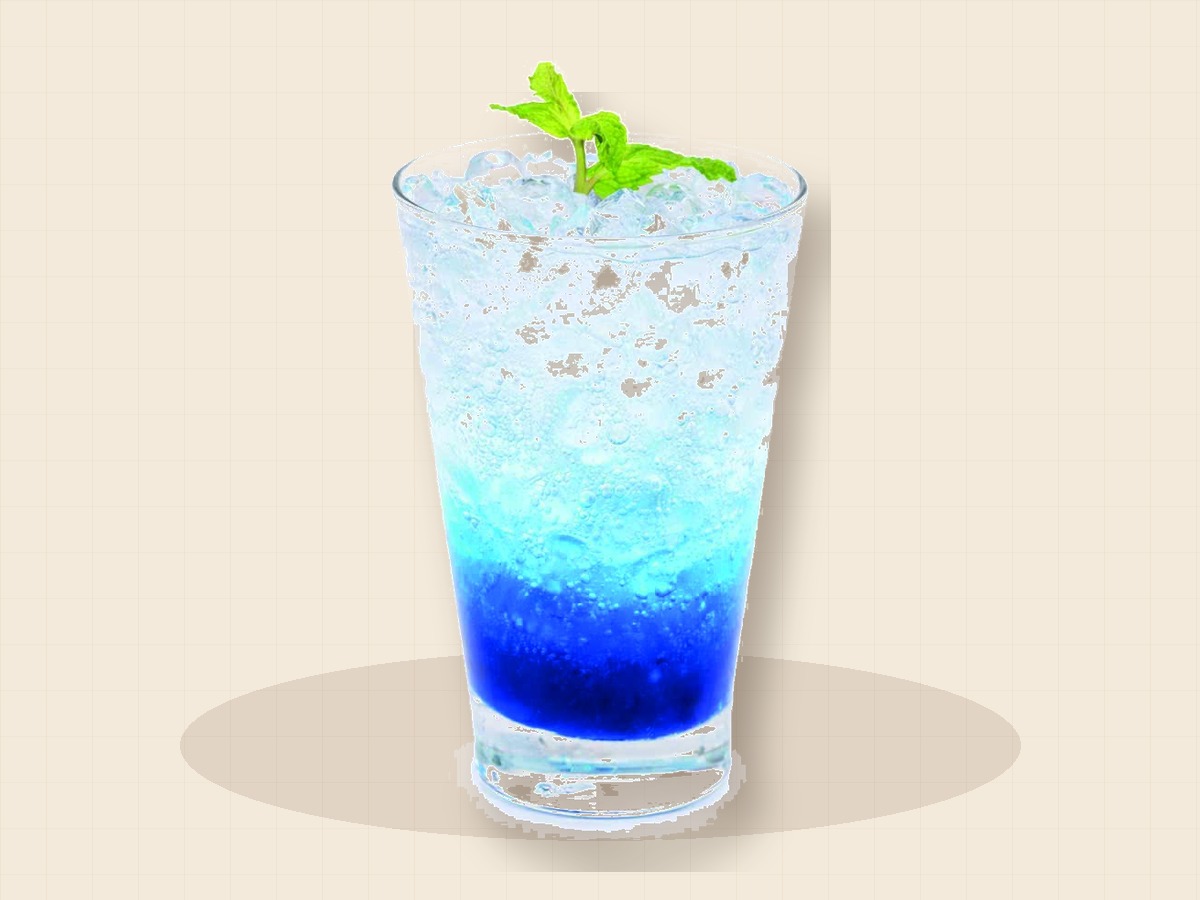Blueberry Soda at DOYA JJAMBBONG