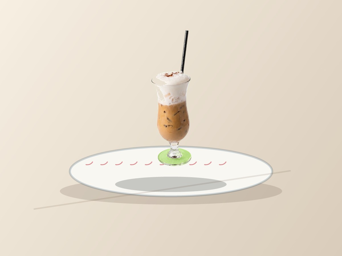 Caffe Latte at DOYA JJAMBBONG