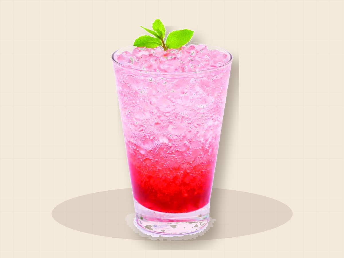 Strawberry Soda at DOYA JJAMBBONG